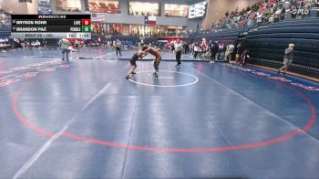 150 lbs Round 1 - Brandon Paz, El Paso Pebble Hills vs Bryson Rohr, Lucas Lovejoy
