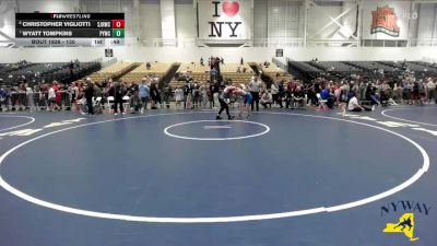 130 lbs Cons. Round 1 - Christopher Vigliotti, Spencerport Jr Rangers Wrestling Club vs Wyatt Tompkins, Penfield Youth Wrestling Club