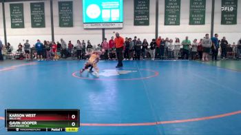 62-68 lbs Cons. Semi - Karson West, Bulls WC vs Gavin Hooper, Contenders WA