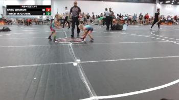 42 lbs Round 1 - Tinsley Holcombe, Carolina Reapers vs Sadie Shannon, Longwood Wrestling Club