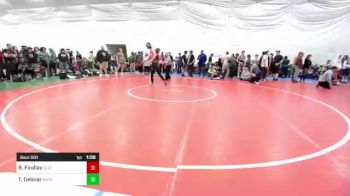 145 lbs Quarterfinal - Ryan Findlay, Elizabethtown vs Tyler Debnar, Marianna