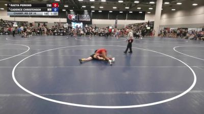115 lbs Champ. Rd Of 16 - Raeya Perkins, Team Tulsa Wrestling Club vs Cadence Christensen, Moyer Elite Wrestling