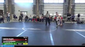 96 lbs Round 5 (8 Team) - Kamdyn Borrero, PA Alliance Red vs Griffin Felder, Railroad City Riders