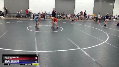 119 lbs Round 2 (6 Team) - Kelton Doucet, Kansas vs Kevin Ogaldez, Rhode Island White