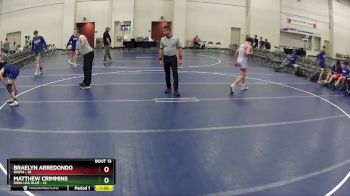 117 lbs Round 5 (6 Team) - Braelyn Arredondo, Idaho vs Matthew Crimmins, Iowa USA Blue