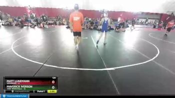 120 lbs Quarterfinals (8 Team) - Maverick Iverson, Thief River Falls vs Matt Lunemann, Woodbury