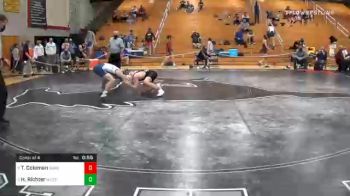 132 lbs Consolation - Tristan Coleman, Susquehannock vs Hunter Richter, West York