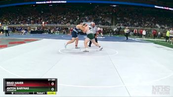 D1-285 lbs Quarterfinal - Brad Haver, Dakota HS vs Anton Barynas, Jenison HS