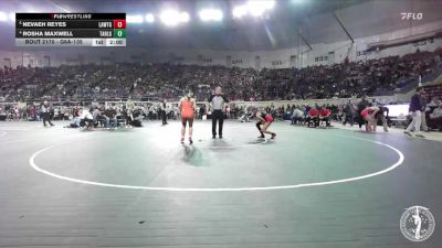 G6A-135 lbs Quarterfinal - Nevaeh Reyes, Lawton-Girls vs Rosha Maxwell, Tahlequah-Girls