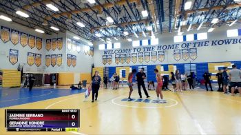 123 lbs 3rd Place Match - Geradine Honore, Gladiator Wrestling Club vs Jasmine Serrano, Florida Phoenix