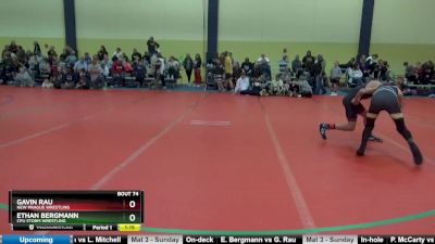 105 lbs Round 4 - Ethan Bergmann, CPU Storm Wrestling vs Gavin Rau, New Prague Wrestling