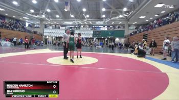 98 lbs Cons. Round 3 - Holden Hamilton, Torrey Pines vs Dax Giorgio, Poway