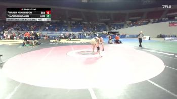 5A Boys 215 lbs 1st Place Match - Jackson Doman, Canby Boys vs Brash Henderson, Silverton Boys