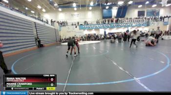 185G Cons. Semi - Riana Walter, Canyon Ridge Girls vs Maxine Crawford, Blackfoot Girls