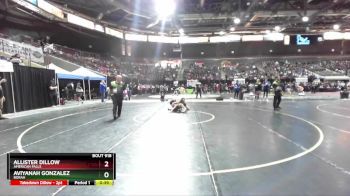 120 lbs 5th Place Match - Aviyanah Gonzalez, Borah vs Allister Dillow, American Falls