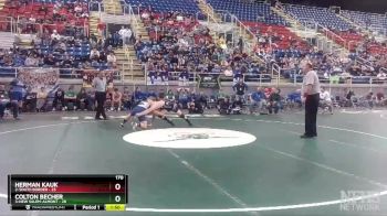 170 lbs Semis & 1st Wrestleback (8 Team) - Herman Kauk, 2-South Border vs Colton Becher, 3-New Salem-Almont