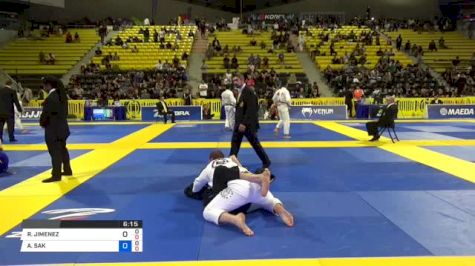 ALEKSANDER SAK vs ROBERTO JIMENEZ 2018 World IBJJF Jiu-Jitsu Championship