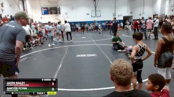 55 lbs Quarterfinal - Jacen Bailey, Pelion Youth Wrestling vs Sawyer Flynn, Legacy Elite