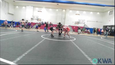 132 lbs Semifinal - Rogan Choate, Hennessey Takedown Club vs Lucas Yates, Newcastle Youth Wrestling