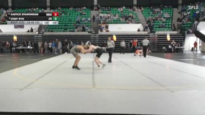 1A-4A 150 Cons. Round 3 - Cody Rye, St. John Paul II vs Justice Standridge, West Morgan High School