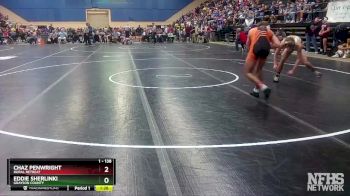 1 - 138 lbs Quarterfinal - Chaz Penwright, Rural Retreat vs Eddie Sherlinki, Grayson County
