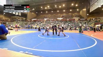 100 lbs 3rd Place Match - Nolan Lewis, Paris Wrestling Club vs Hans Geddes, Battlefield Wrestling Club