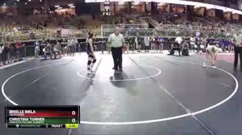 120 lbs Semifinal - Brielle Bibla, Tocoi Creek vs Christina Turner, Sarasota Military Academy