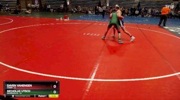 150 lbs Finals (8 Team) - Nicholas Utsch, Paynesville vs Daven VanEngen, Canby