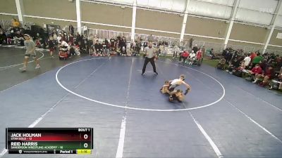 97 lbs Round 1 (4 Team) - Jack Holman, Utah Gold vs Reid Harris, Sanderson Wrestling Academy