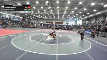 150 lbs Round 3 (3 Team) - Yiannis Thomas, Seaford Sr High vs Hollis Child, Marcellus-Onondaga