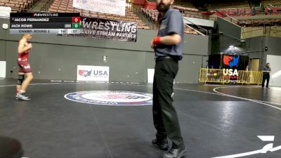 Cadet Boys Lower - 132 lbs Cons. Round 3 - Eric Elola, Tri Valley Elite Wrestling Club vs Mark Grove, Reedley High School Wrestling