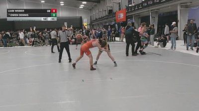 165 lbs Cons. Quarters - Liam Weber, Immortal Athletics WC vs Owen Dennis