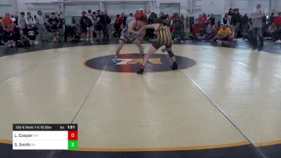 132-E Mats 1-5 10:30am lbs Round Of 32 - Lars Cooper, WV vs Sawyer Smith, OH
