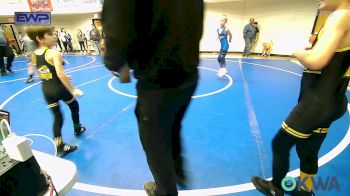 52 lbs Rr Rnd 5 - Kaysen Peters, Dark Cloud Wrestling Club vs Walker Yount, Prairie Grove Youth Wrestling