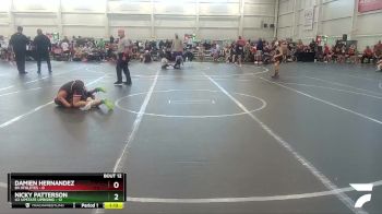 64 lbs Round 3 (8 Team) - Nicky Patterson, U2 Upstate Uprising vs Damien Hernandez, 84 Athletes