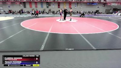 180 lbs Prelim - Teagan McKinnie, Wisconsin-Stevens Point vs Clarissa Wangen, Northern Michigan