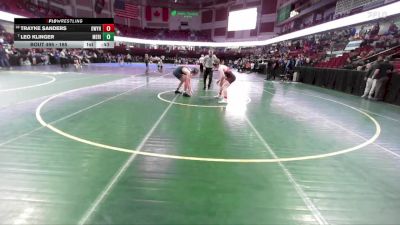 165 lbs Cons. Round 4 - Leo Klinger, Meridian vs Trayke Sanders, Owyhee