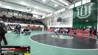 285 lbs Cons. Round 7 - Anthony Castro, North Torrance vs George Llamas, Montclair