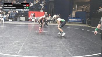 174 lbs 5th Place - Liam Carlin, Penn vs Hudson Rogers, Utah Valley