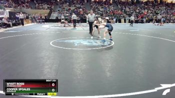 106-2A/1A Quarterfinal - Cooper Spoales, Damascus vs Wyatt Rossi, Sparrows Point