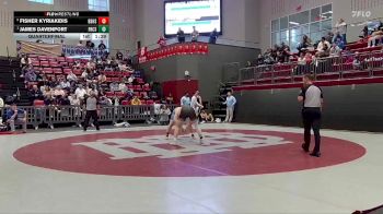 215 lbs Quarterfinal - James Davenport, Friendship Christian School vs Fisher Kyriakidis, Boyd Buchanan High School
