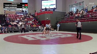 215 lbs Quarterfinal - James Davenport, Friendship Christian School vs Fisher Kyriakidis, Boyd Buchanan High School