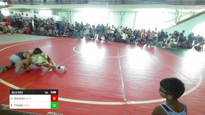 65 lbs Quarterfinal - Jameson Alcaraz, SoCal Hammers vs Evan Thiele, Coachella Valley WC