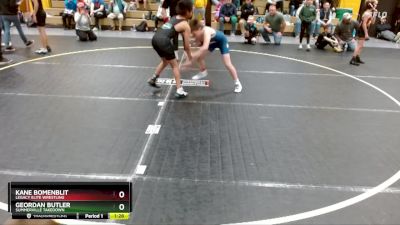 90 lbs Round 1 - Kane Bomenblit, Legacy Elite Wrestling vs Geordan Butler, Summerville Takedown