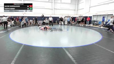 C-242 lbs Semifinal - Jacob Hardbarger, WV vs Kadyn Derby, NY