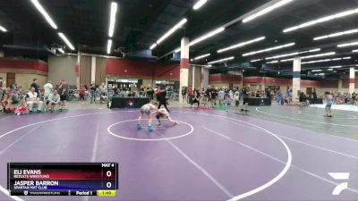 92 lbs Cons. Round 3 - Eli Evans, ReZults Wrestling vs Jasper Barron, Spartan Mat Club