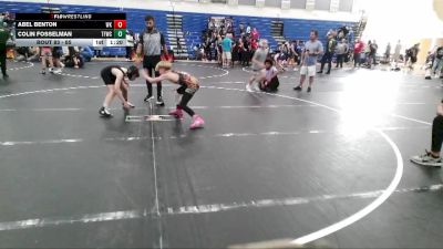 85 lbs Round 5 - Colin Fosselman, Tech Fall Wrestling Club vs Abel Benton, White Knoll
