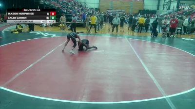 141 lbs Quarterfinal - Jaxson Humphries, Drury vs Caleb Carter, Maryville
