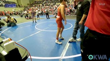 92-98 lbs Quarterfinal - Dawson Back, Verdigris Youth Wrestling vs Levi Matheny, Skiatook Youth Wrestling