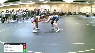 120 lbs Quarterfinal - Caine Martin, Beat The Streets LA vs Francisco Miranda, Sunnyside WC